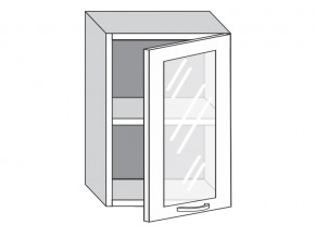 1.50.3 Шкаф настенный (h=720) на 500мм с 1-ой стекл. дверцей в Качканаре - kachkanar.magazin-mebel74.ru | фото