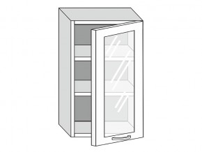 19.50.3 Шкаф настенный (h=913) на 500мм с 1-ой стекл. дверцей в Качканаре - kachkanar.magazin-mebel74.ru | фото