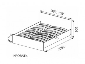 Кровать 1600х2000 ортопедическое основание в Качканаре - kachkanar.magazin-mebel74.ru | фото