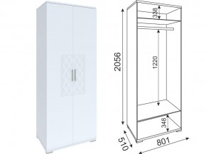 М01 Шкаф двухдверный в Качканаре - kachkanar.magazin-mebel74.ru | фото