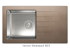 Мойка комбинированная Tolero twist TTS-860 Темно-бежевый 82 в Качканаре - kachkanar.magazin-mebel74.ru | фото