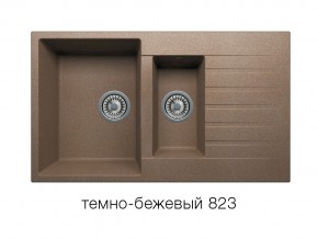 Мойка кварцевая Tolero R-118 Темно-бежевый 823 в Качканаре - kachkanar.magazin-mebel74.ru | фото