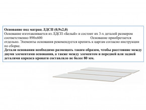 Основание из ЛДСП 0,9х2,0м в Качканаре - kachkanar.magazin-mebel74.ru | фото