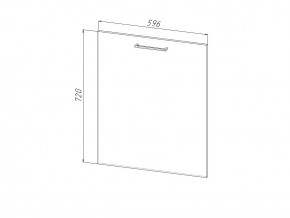 П 60 Комплект для посудомоечной машины 600 мм (цоколь + фасад) ЛДСП в Качканаре - kachkanar.magazin-mebel74.ru | фото