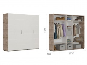 Шкаф 5-ти дверный ДДДДД в Качканаре - kachkanar.magazin-mebel74.ru | фото